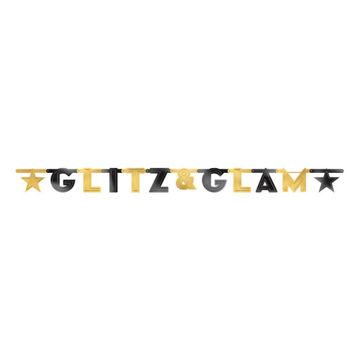 Hollywood Glitz & Glam Letter Banner 2.1M