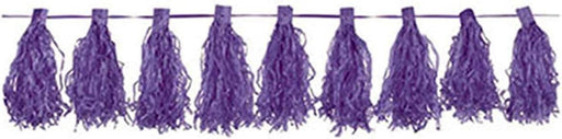 Purple Tassel Garland 3M