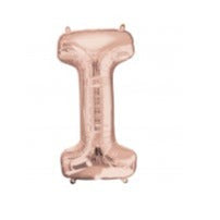 34'' Shape Foil Letter I - Rose Gold (Anagram)