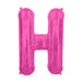 16'' Foil Letter H - Magenta Packaged Air Fill