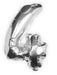Silver Number 4 Foil Balloon 16"
