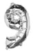 Silver Number 9 Foil Balloon 16"