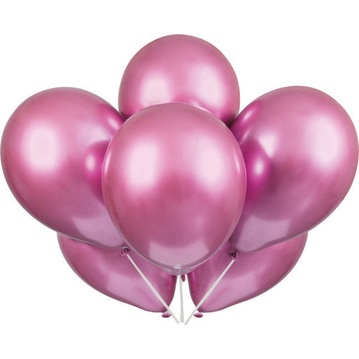 Pink Platinum 11'' Latex Balloons, 6Ct