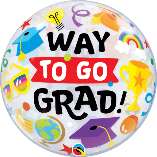 Way to Go Grad! Bubble Balloon