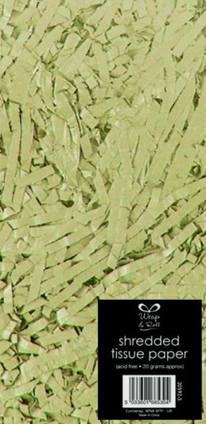 Shredded Gold Tissue Paper