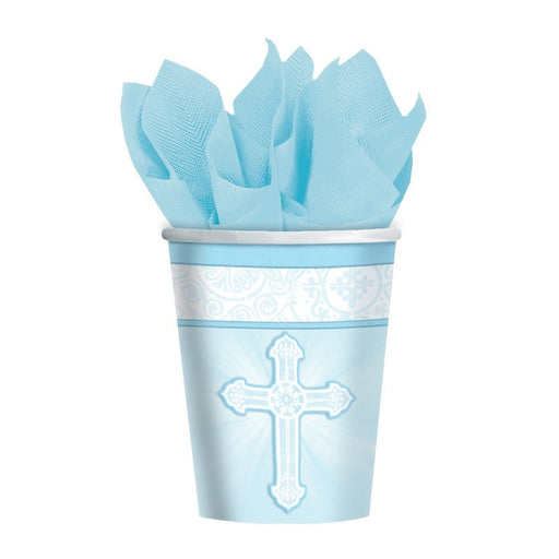 Cup 266Ml Radiant Cross Blue