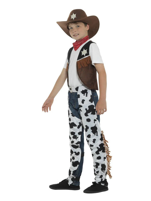 Texan Cowboy Brown & Black Costume