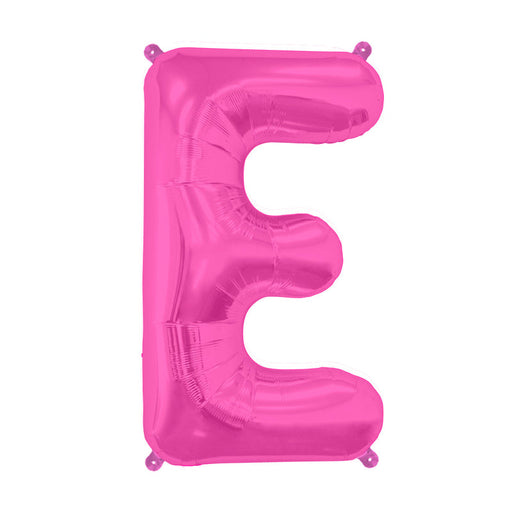 16'' Foil Letter E - Magenta Packaged Air Fill