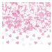Confetti Paper Hrt Mini Pnk/Wt