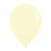 Love Partying 12 Inch (50pk) Pastel Matte Yellow Balloons
