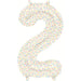 16'' Foil Number 2 - Sprinkles Packaged Air Fill
