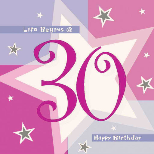 Lunch Napkin Pink Shimmer 30
