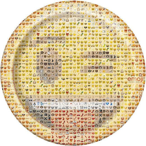 Emoji Party Large Paper Plates 8pk