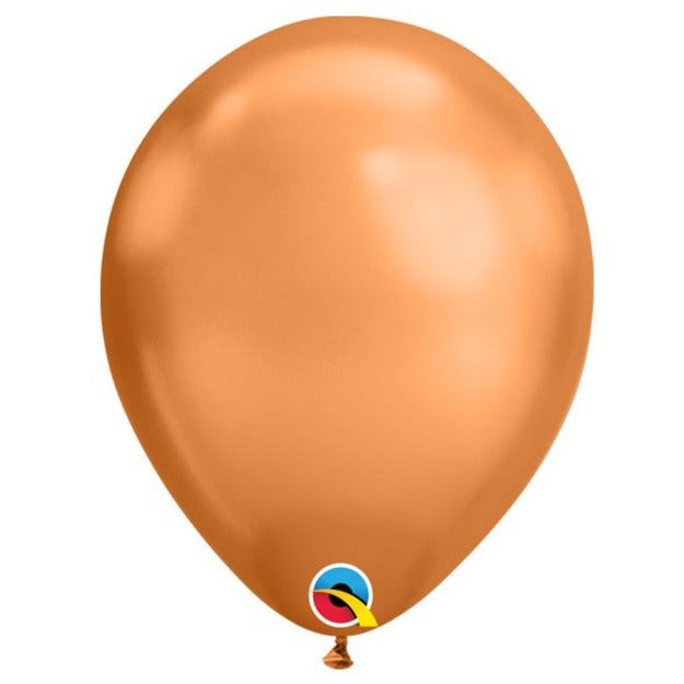 7" Chrome Copper Latex Qualatex 100pk