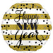 18'' Golden Happy New Year Foil Balloon