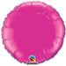4'' Round Magenta Plain Foil
