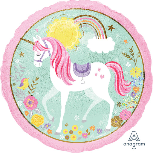 18'' Magical Unicorn Foil Balloon