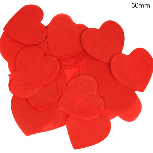 Love Partying Confetti Red Heart Shaped Tissue Paper Confetti 25mm 100g