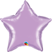 20 Inch Star Pearl Lavender Plain Foil (Flat)