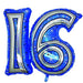 28'' Foil Super Shape Blue 16th