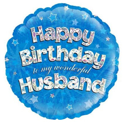 18'' Foil Happy Birthday Husband