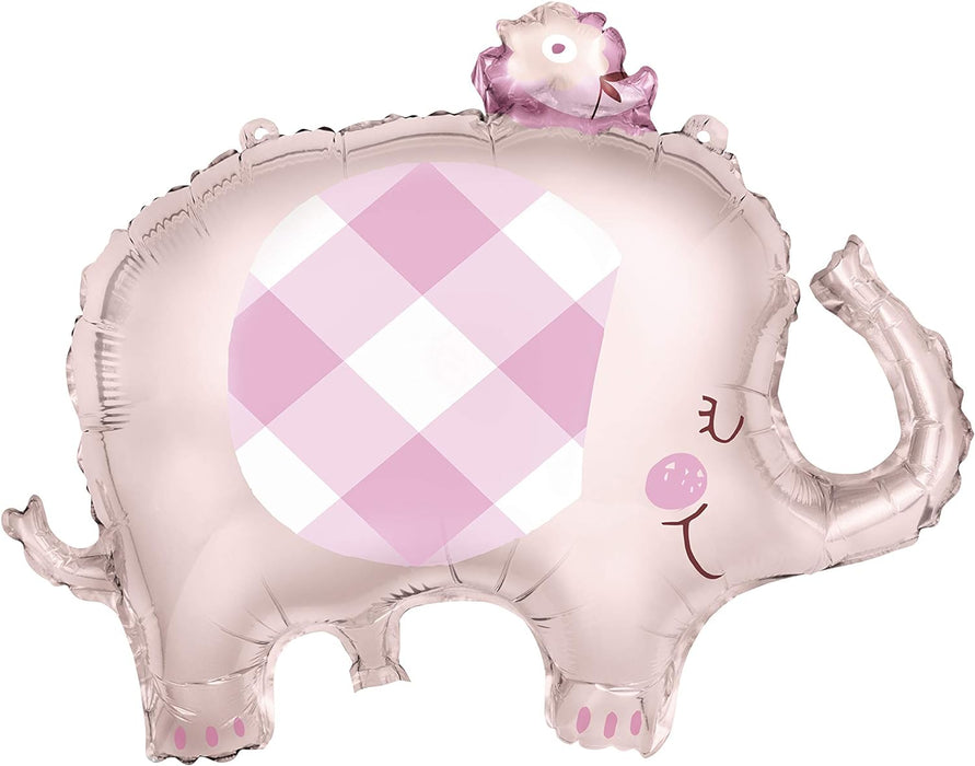 29'' Pink Elephant Giant Foil Balloon 