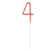 Birthday Rose Gold Glitz Number 4 Sparkler 7"