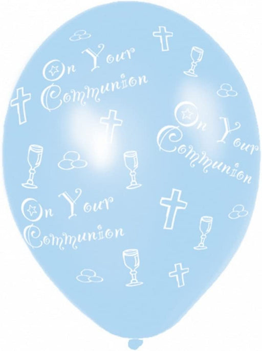 11'' Communion Blue Latex 6pk