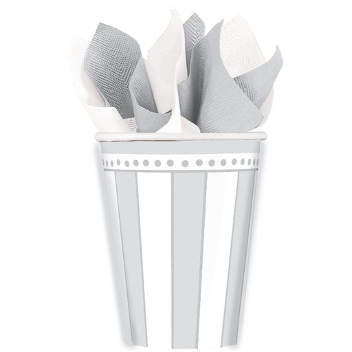 Cup 266Ml Silver Anniversary 8pk