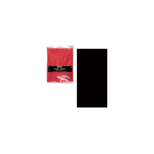 Tableskirt Plas S/C Jet Black