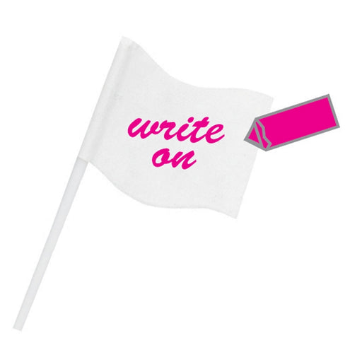 Writable White Food Picks 12pk
