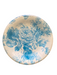 Caribbean Blue Flowers Dessert Plates 8pk