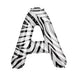 34'' Super Shape Foil Letter A - Zebra