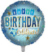 Blue Happy Birthday 18 Inch Foil Balloon