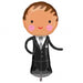 Handsome Groom Shape 19''/48 Cm W X 40''/101Cm H