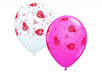 11'' Round Printed Ladbybugs Latex 25pk