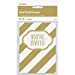 Golden Birthday Party Invitations 8pk