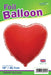 18'' Packaged Heart Red Foil Balloon