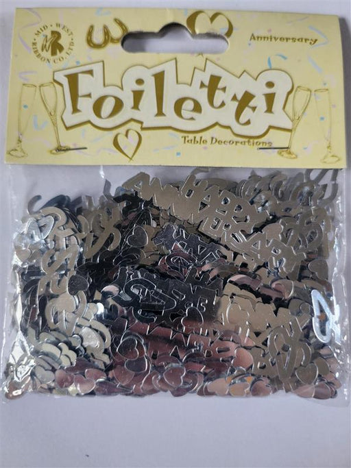 Silver Anniversary Confetti 14g