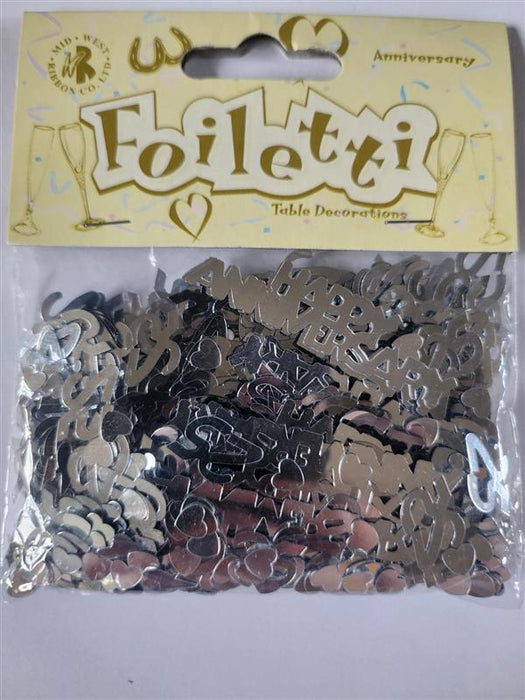 Silver Anniversary Confetti 14g