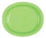 Lime Green Oval Serving Plates 8pk