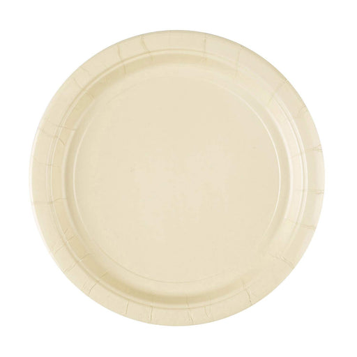 Vanilla Creme 22.8cm Paper Plates