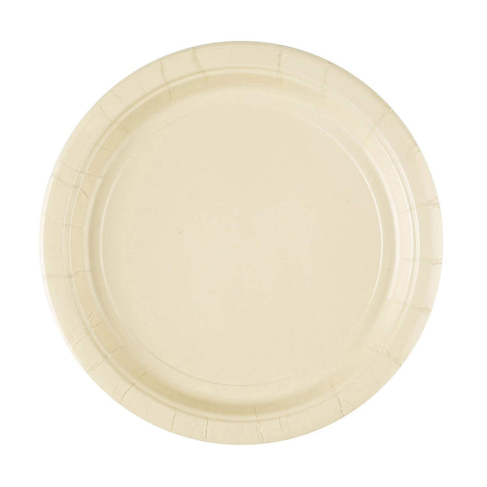 Vanilla Creme 22.8cm Paper Plates
