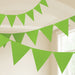 Kiwi Green Plastic Flag Bunting 10M
