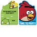 Angry Birds Invites & Envelopes 6pk