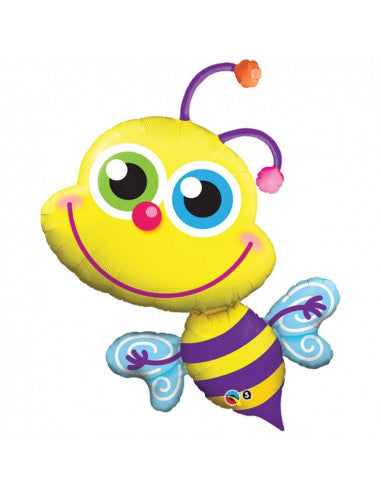 40'' Beaming Bee Super Shape Foil Balloon