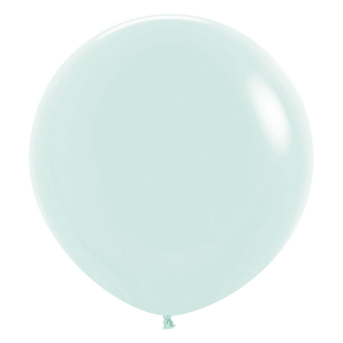 Love Partying 24 Inch (3pk) Pastel Matte Green Balloons