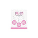 Glitz Pink Happy Birthday Swirl Dec 6pk 32'' L