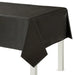 Black Plastic Tablecover 137Cm X 274Cm