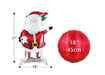 Santa Standing Foil Balloon 69 X 47Cm